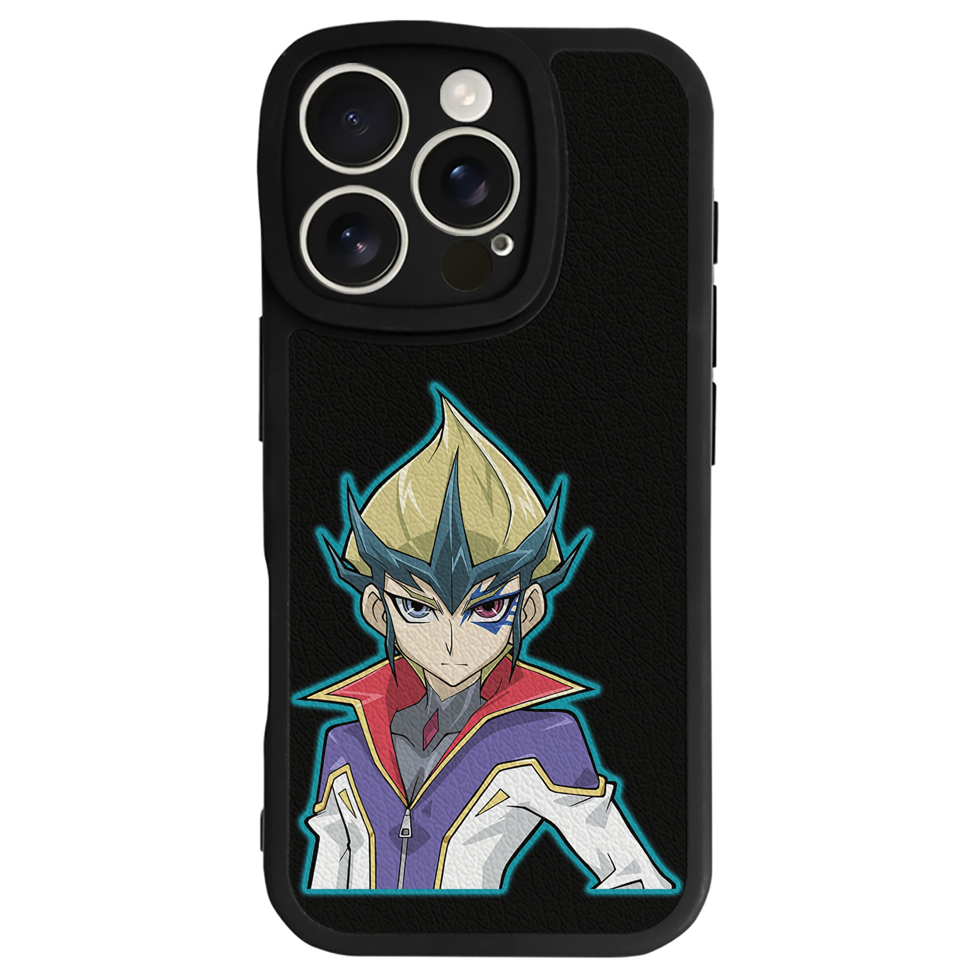 遊☆戯☆王 Yu-Gi-Oh! 【iPhone 16シリーズ対応】シリコンスマホケース（レザー調） 材質：シリコン